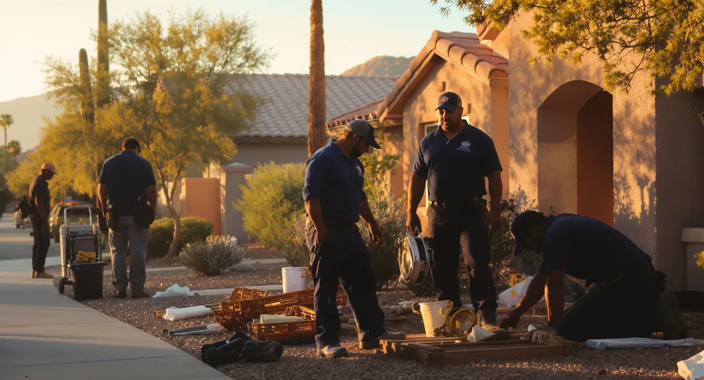 Avondale, Arizona. Phoenix Metro residential neighborhood