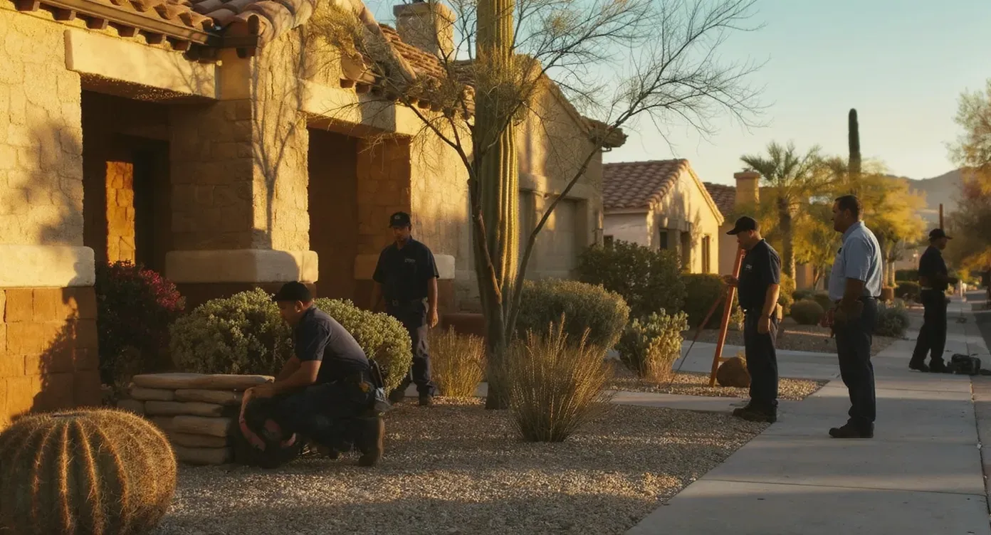 Boulder City, Nevada. Las Vegas Metro residential neighborhood