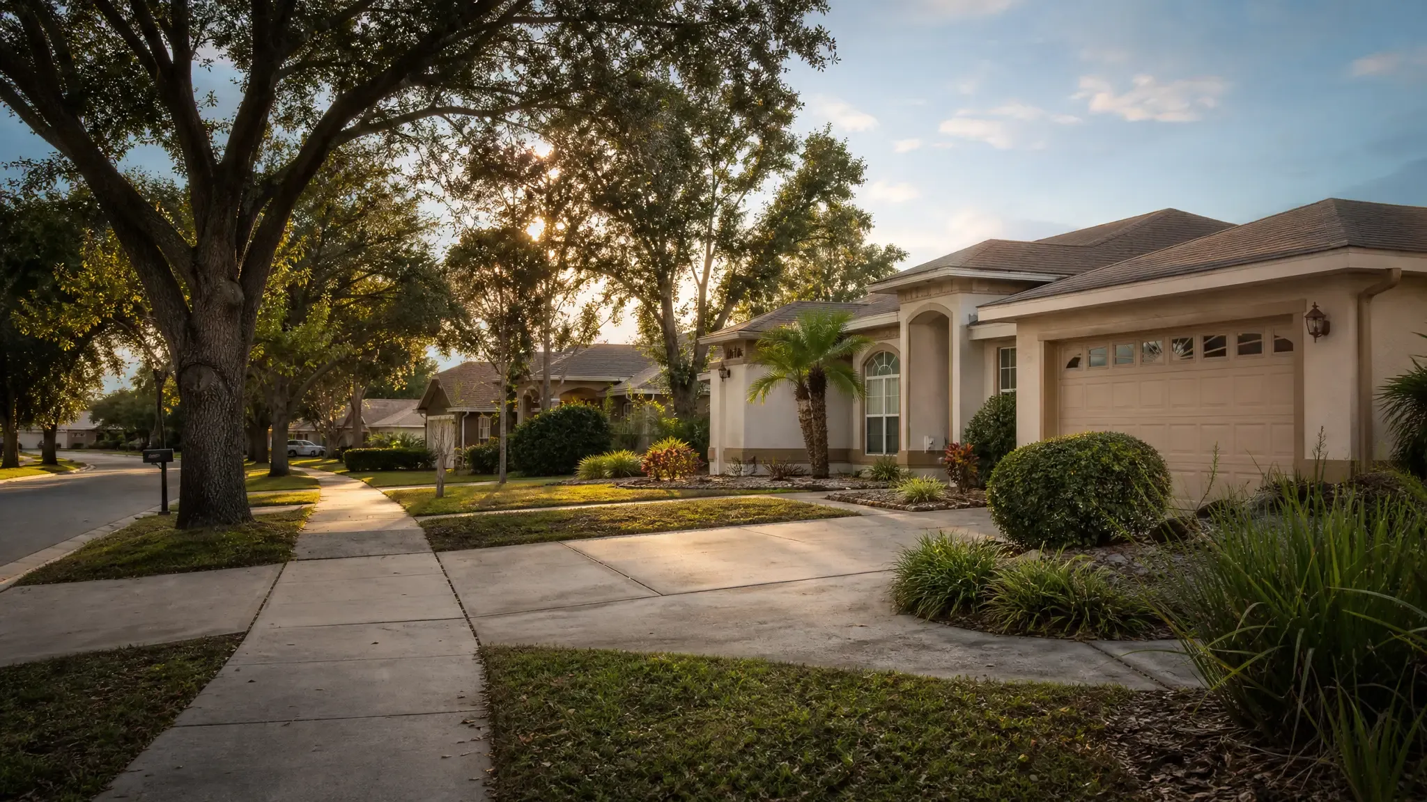 Brandon, Florida. Tampa Metro residential neighborhood