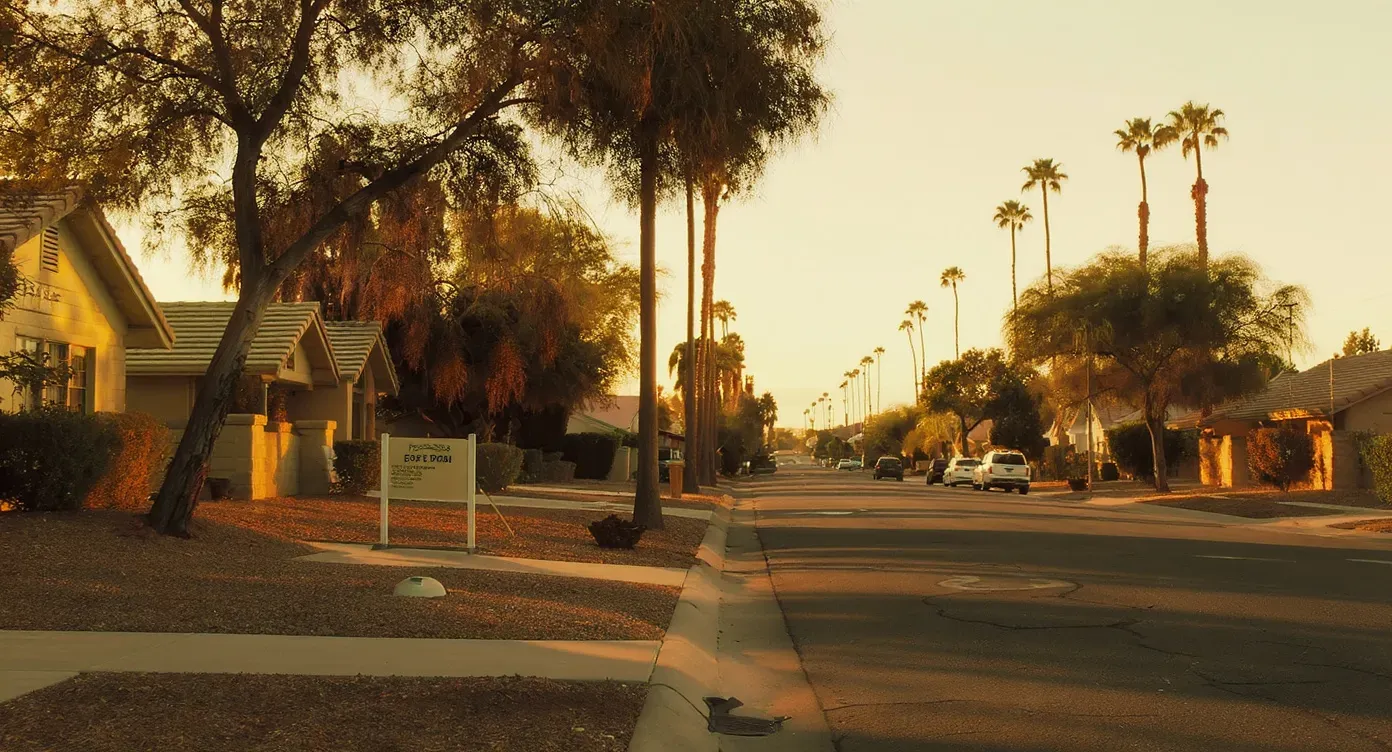 Buckeye, Arizona. Phoenix Metro residential neighborhood