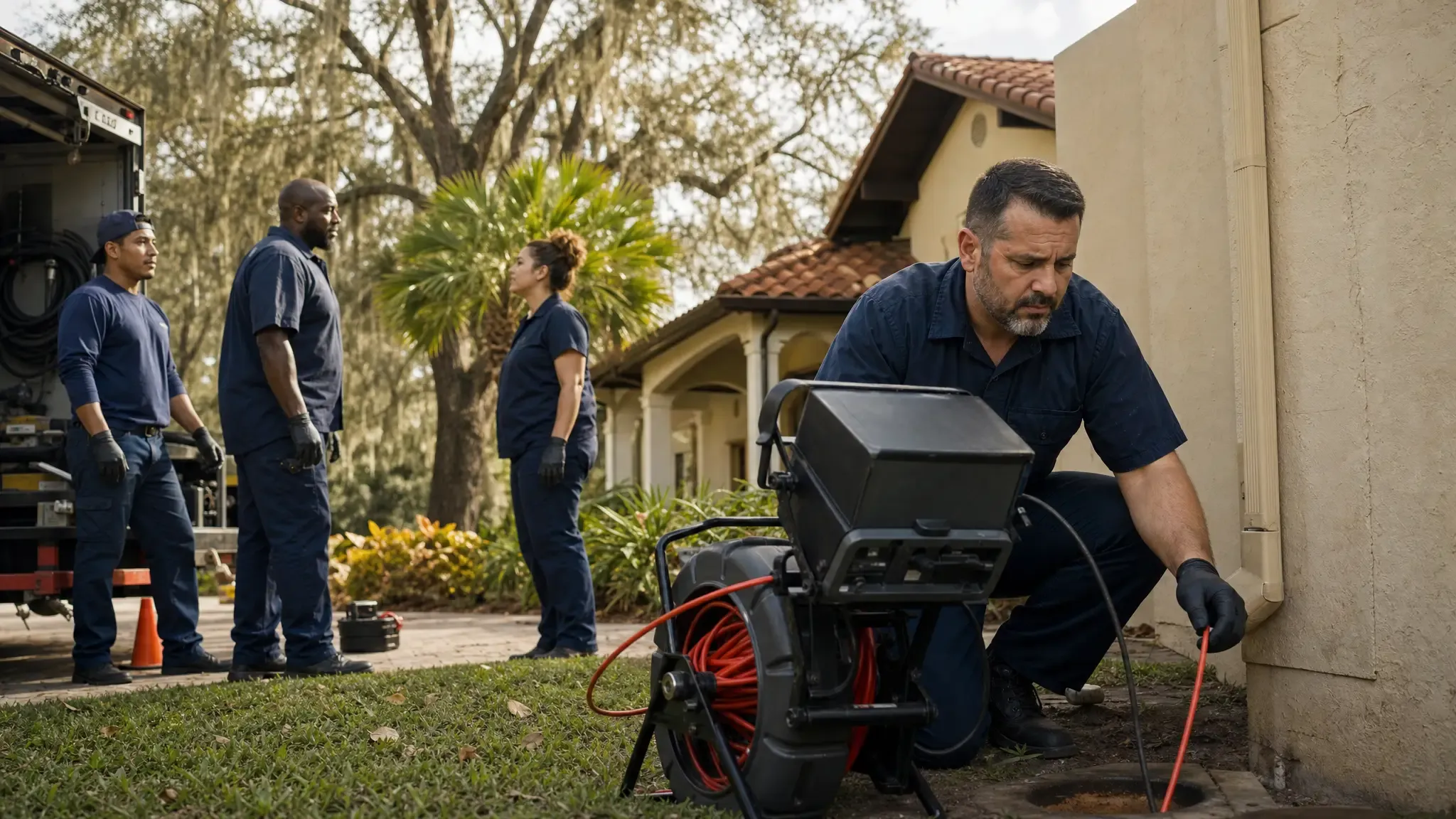 Sewer Camera Inspection in Tampa Metro