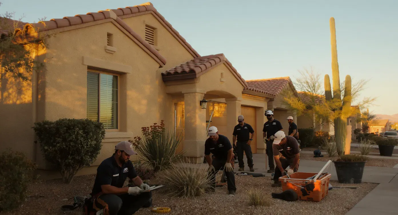 Cave Creek, Arizona. Phoenix Metro residential neighborhood