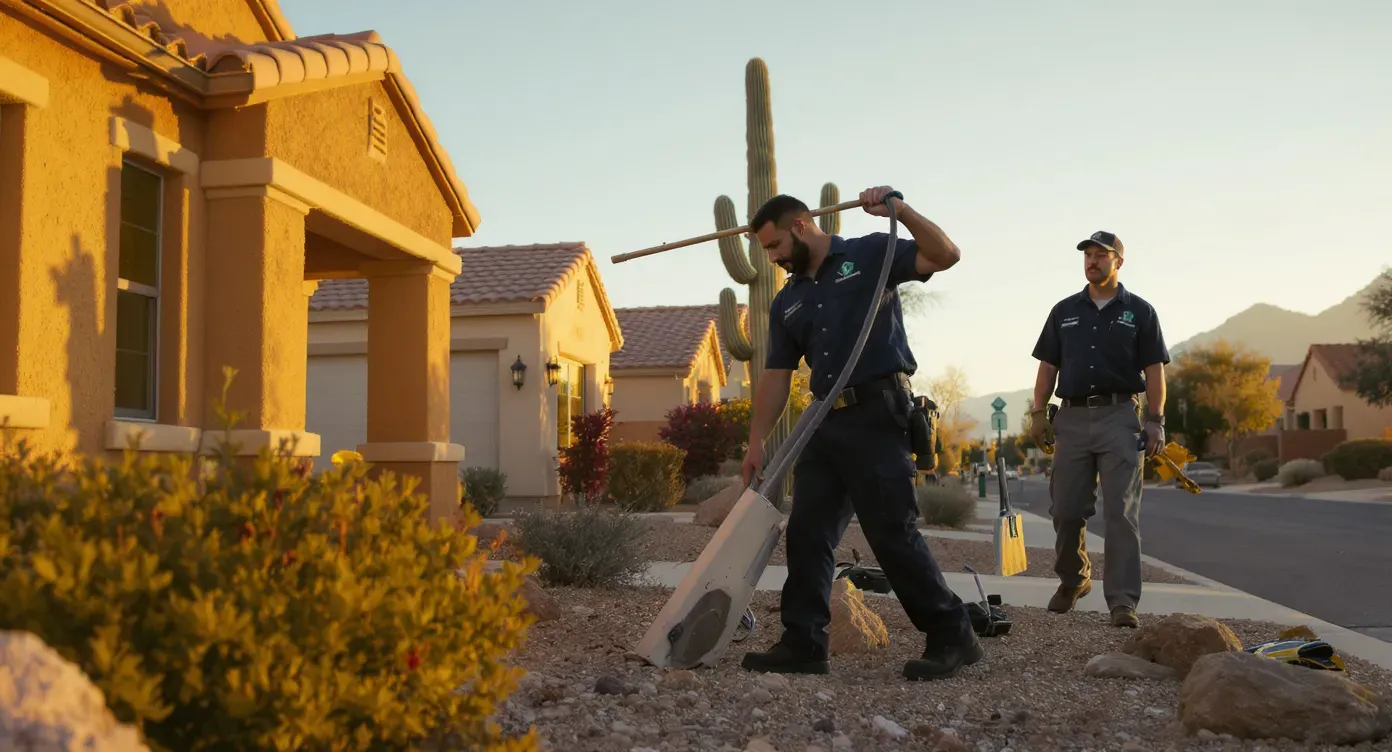 Chandler, Arizona. Phoenix Metro residential neighborhood