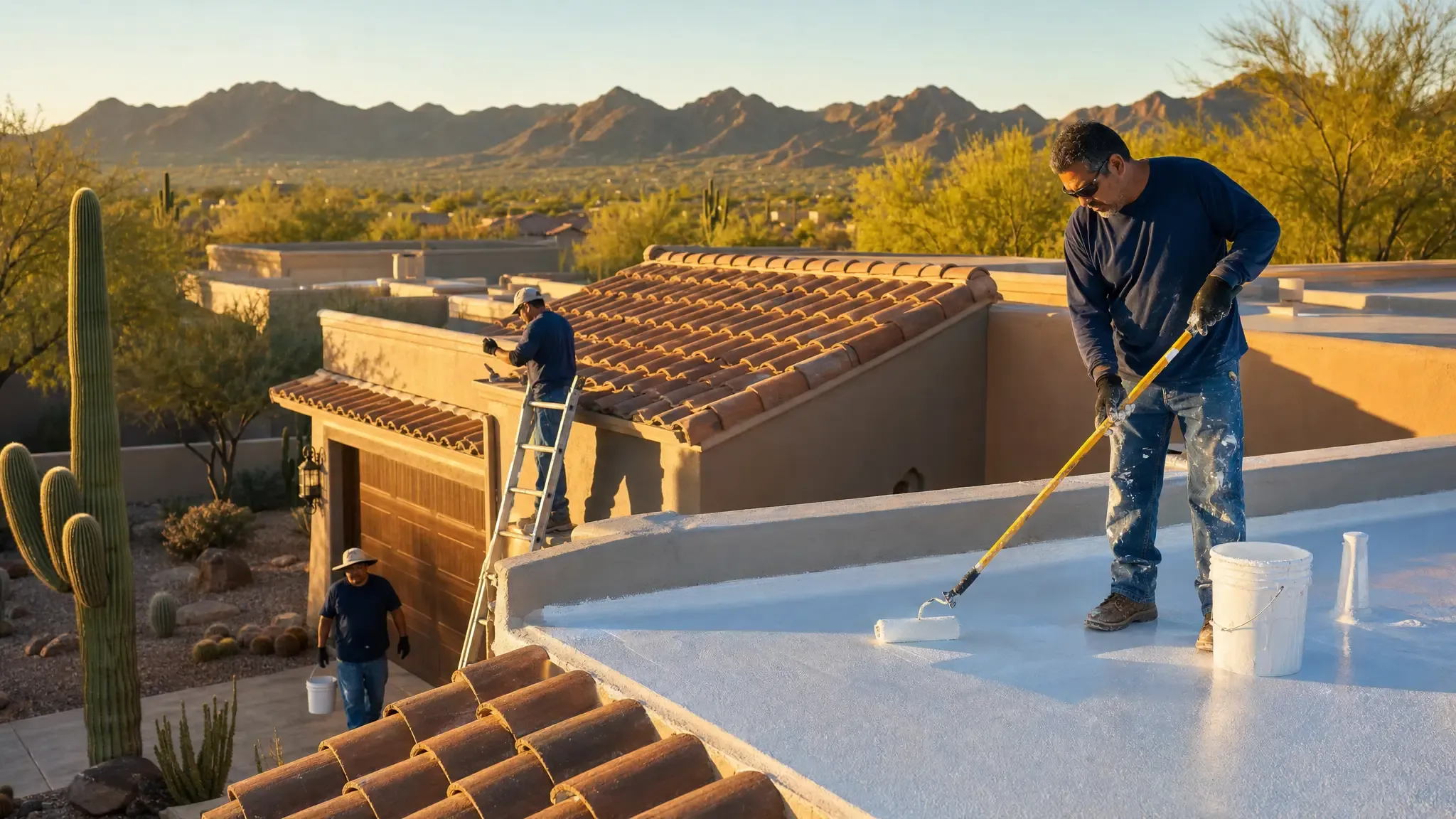 Elastomeric Roof Coating in Sun City, Arizona