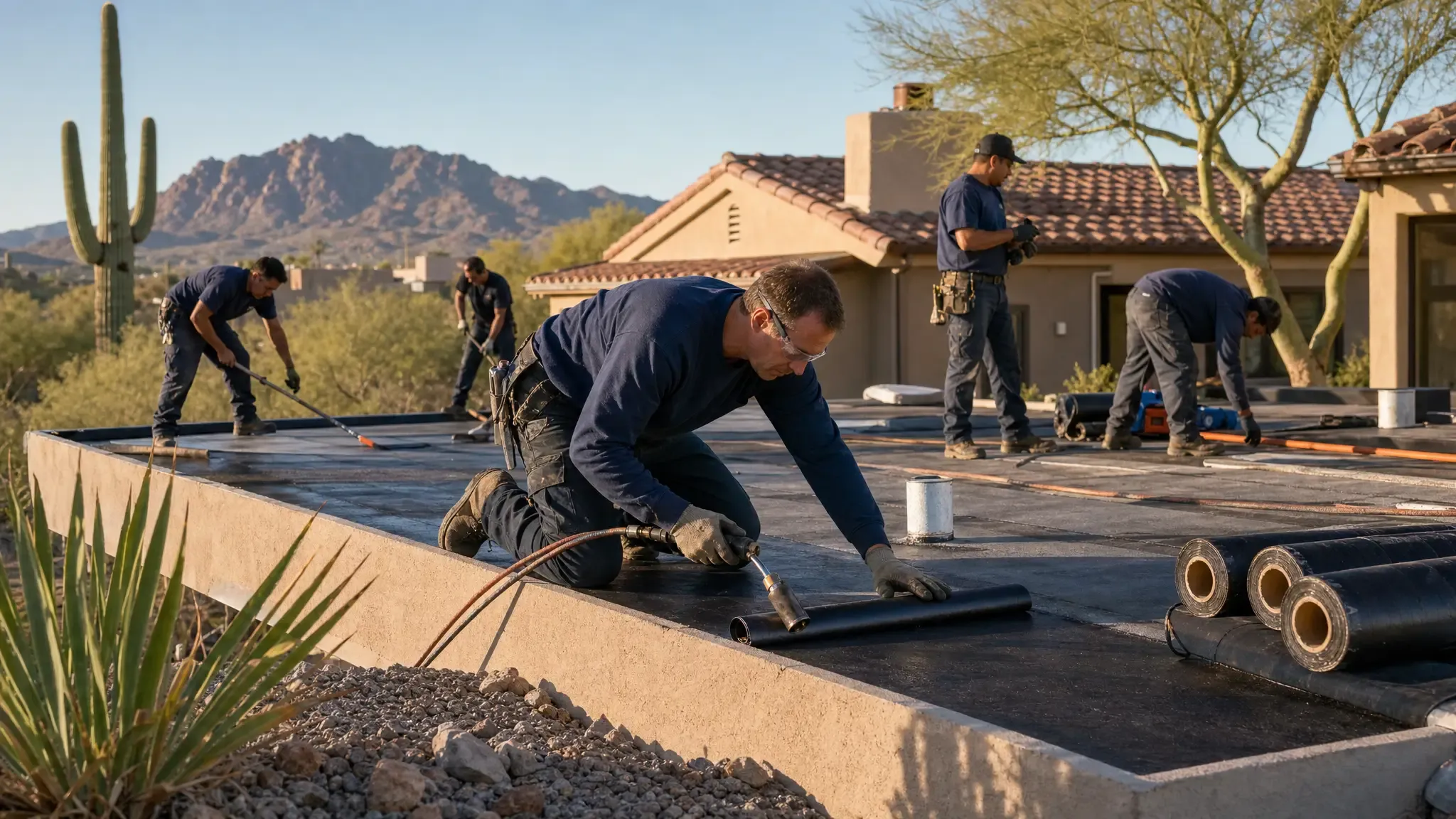 Flat Roof Replacement in Sun City, Arizona