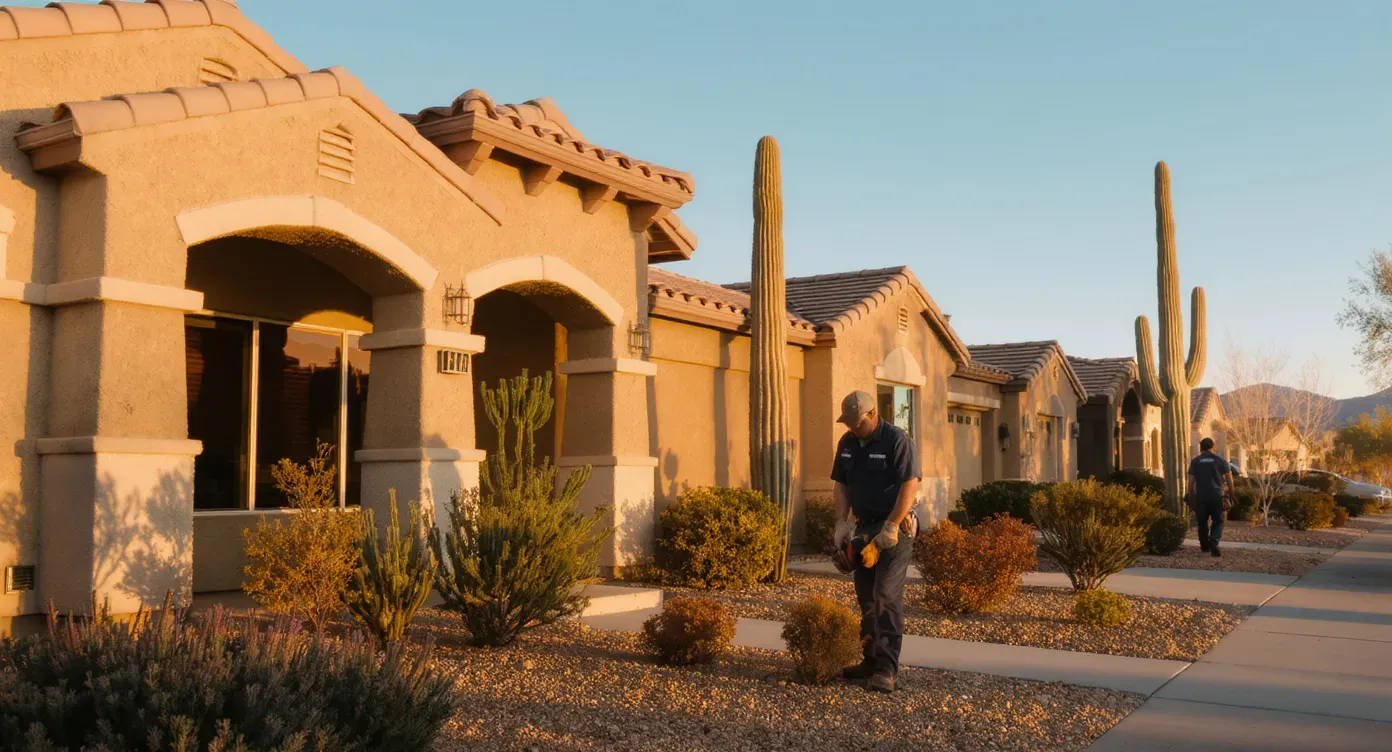 Fountain Hills, Arizona. Phoenix Metro residential neighborhood