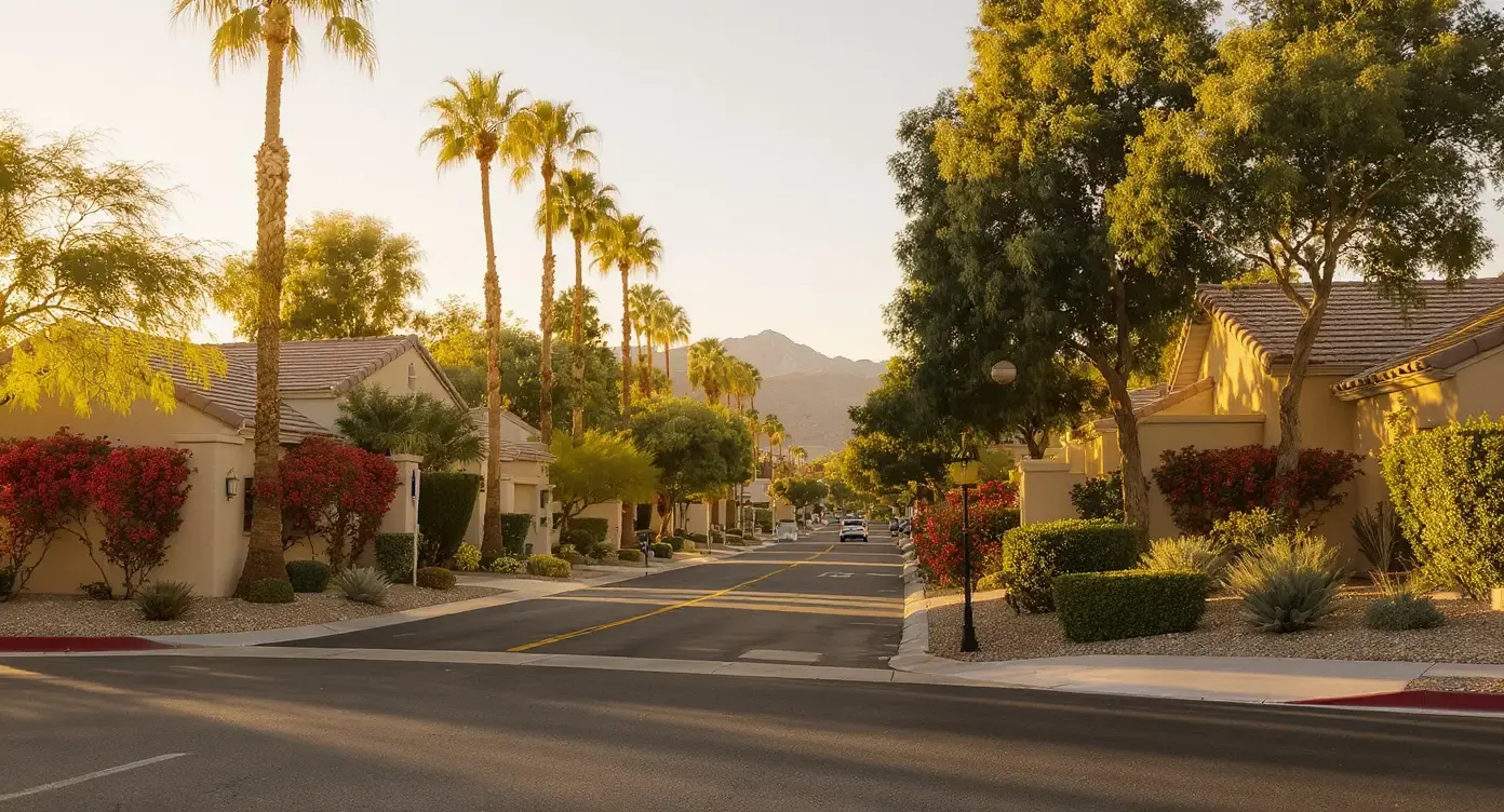 Fountain Hills, Arizona. Phoenix Metro residential neighborhood