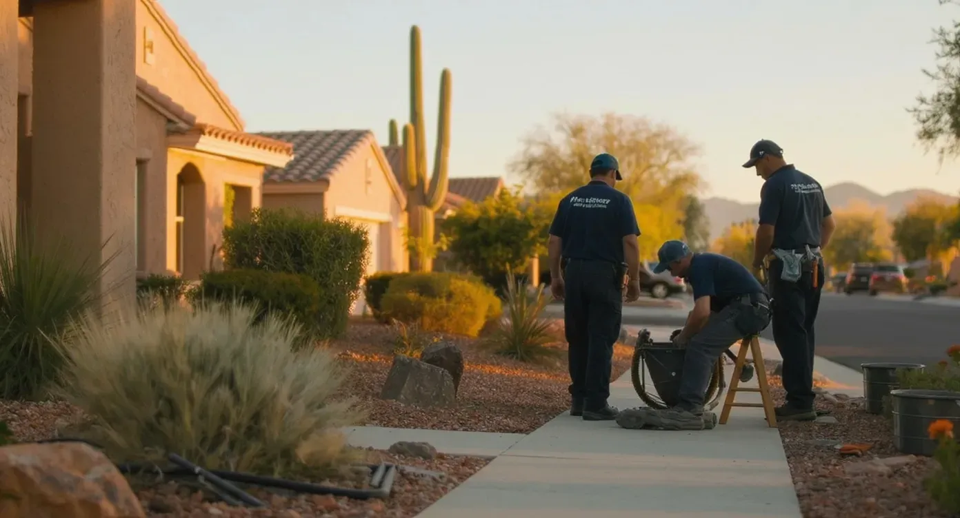 Gilbert, Arizona. Phoenix Metro residential neighborhood