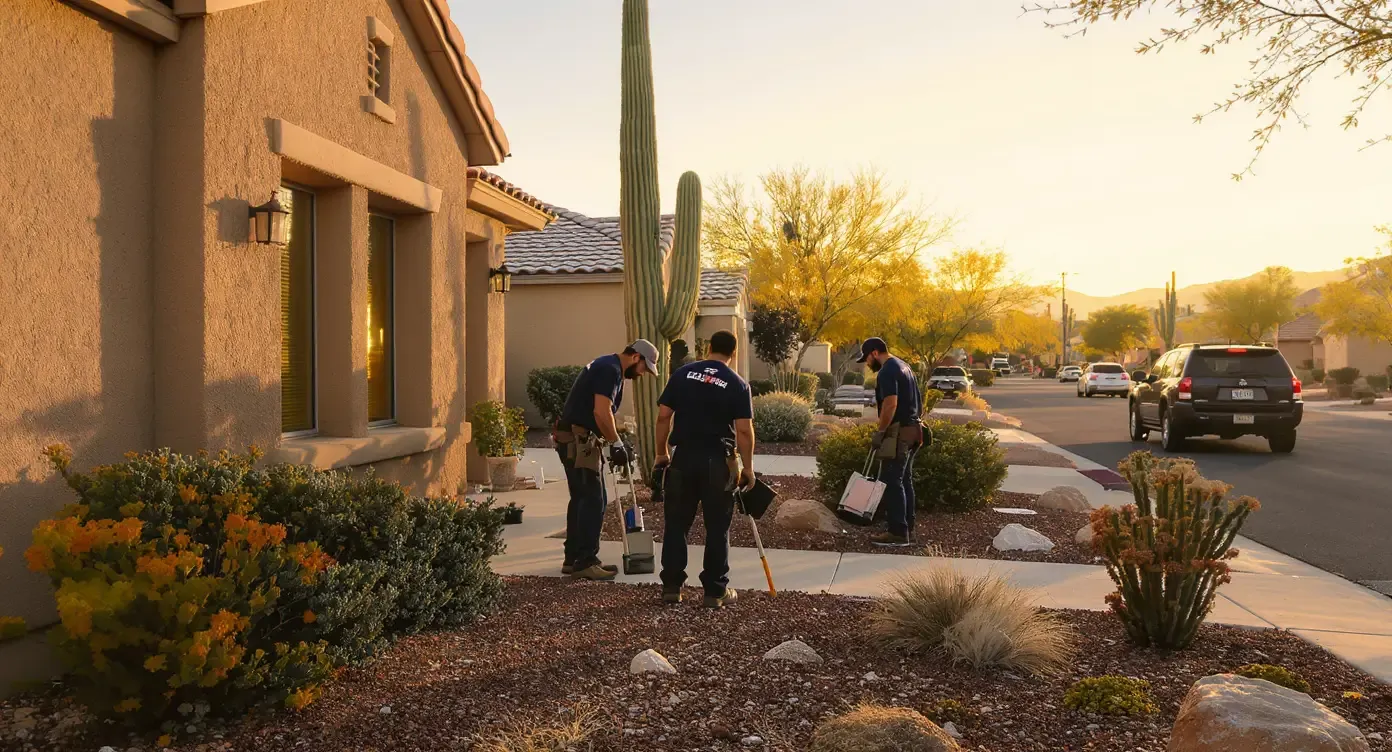 Glendale, Arizona. Phoenix Metro residential neighborhood