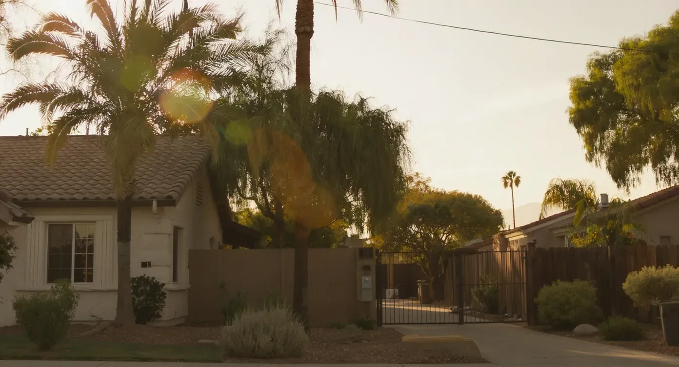 Glendale, Arizona. Phoenix Metro residential neighborhood