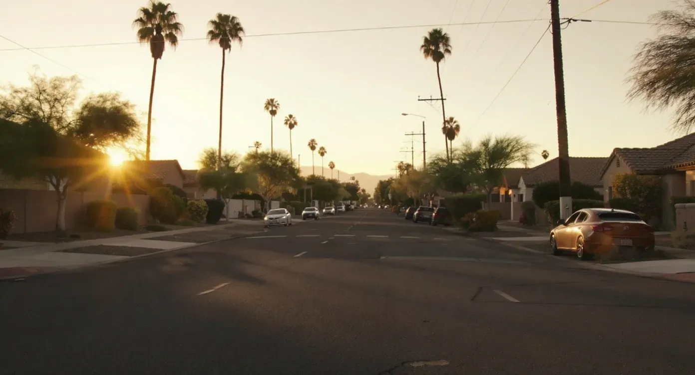 Goodyear, Arizona. Phoenix Metro residential neighborhood