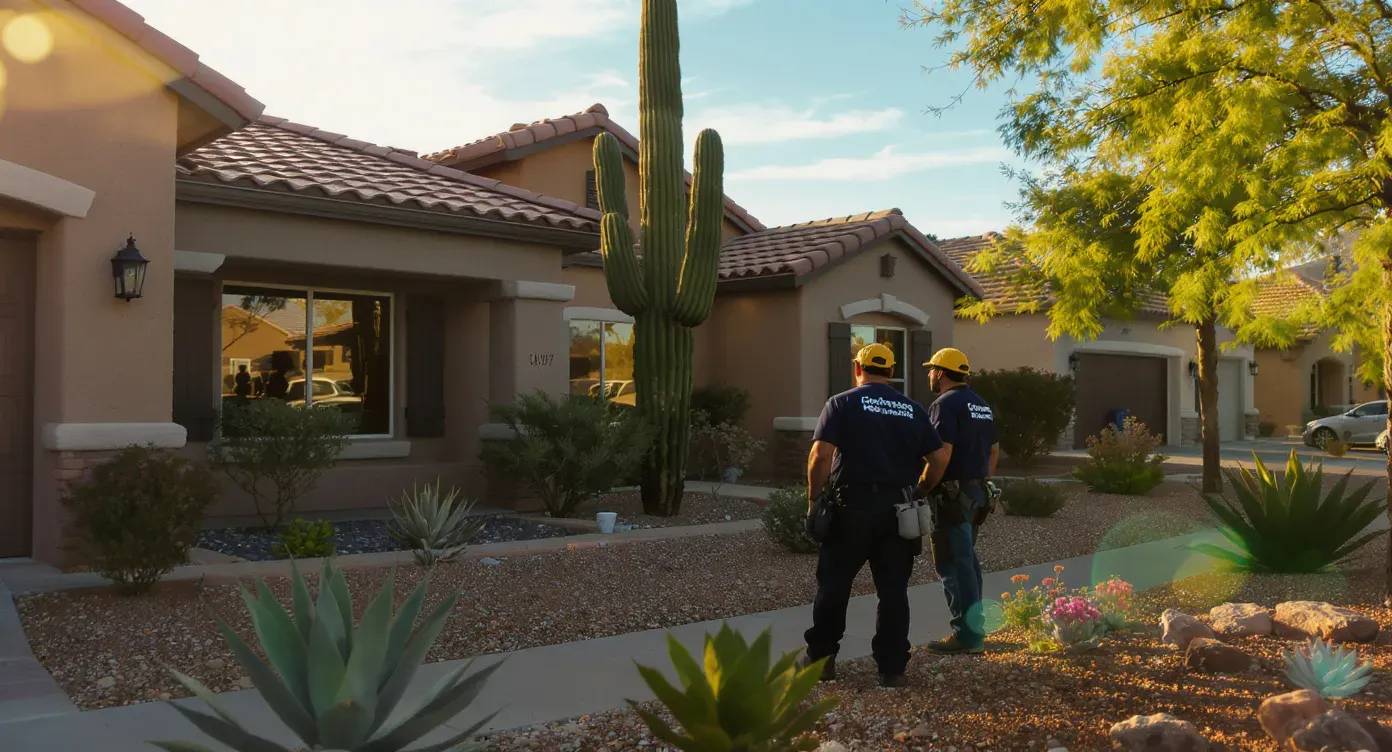 Goodyear, Arizona. Phoenix Metro residential neighborhood