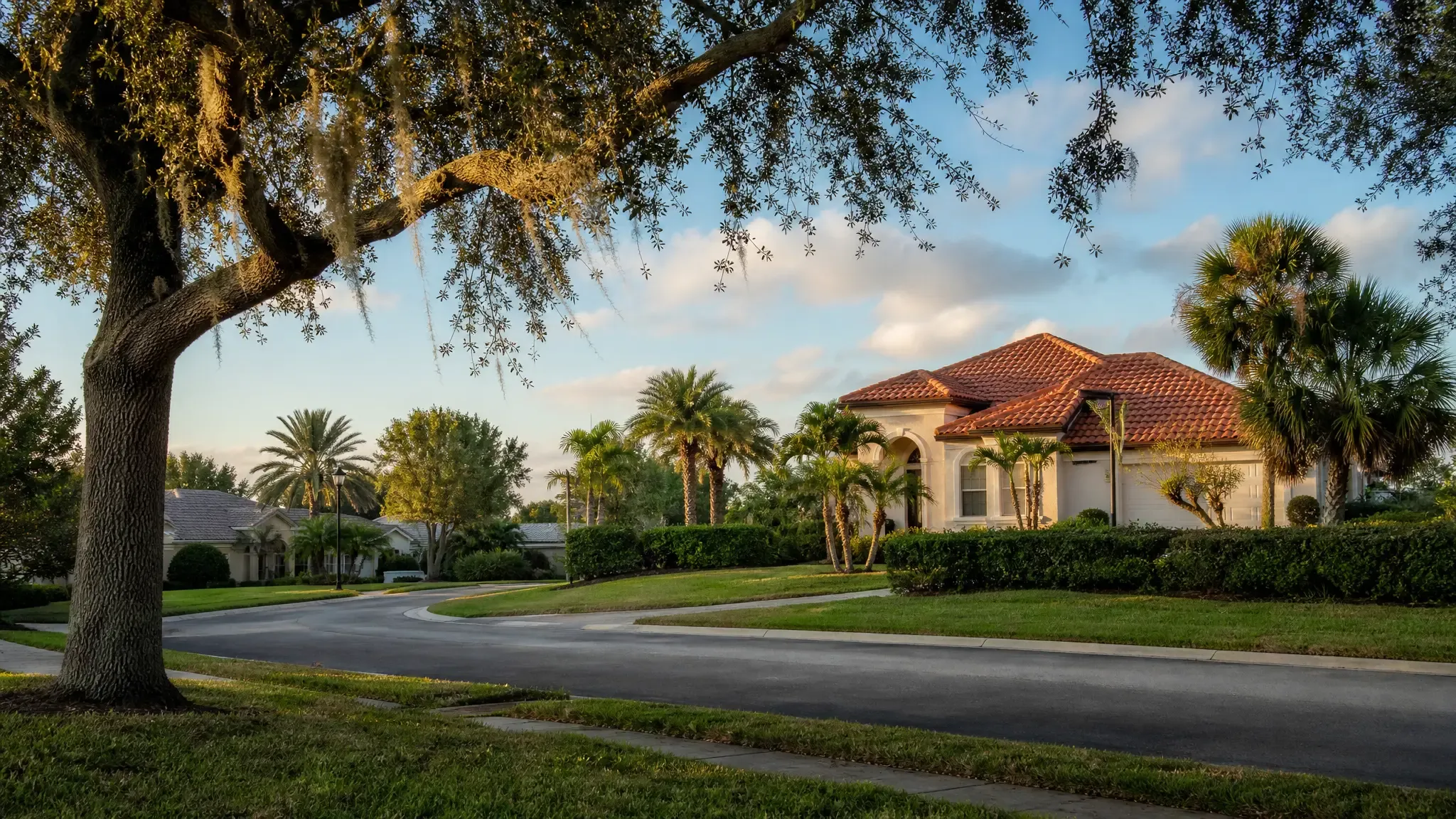 Land O' Lakes, Florida. Tampa Metro residential neighborhood