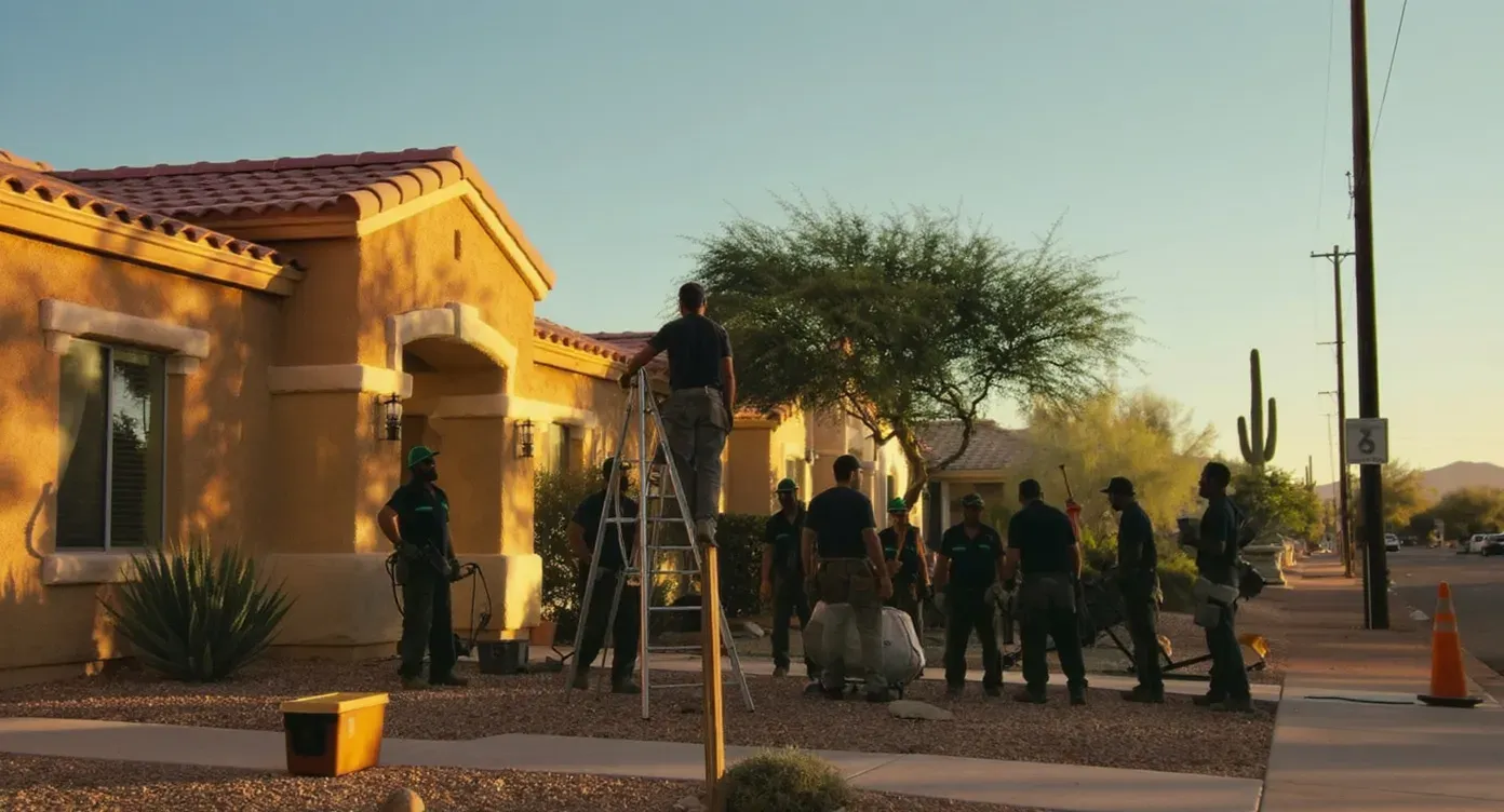 Litchfield Park, Arizona. Phoenix Metro residential neighborhood