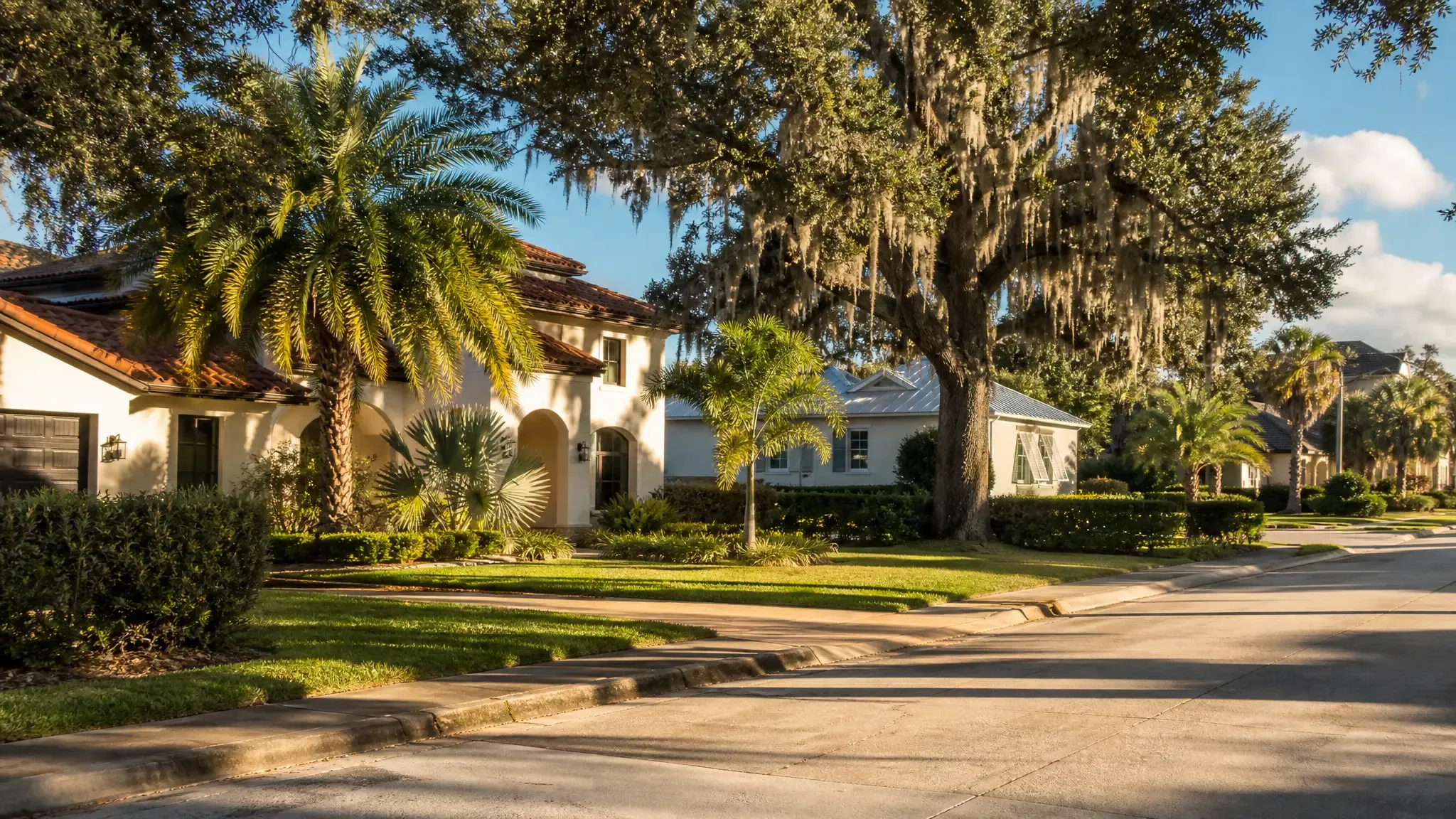 Lutz, Florida. Tampa Metro residential neighborhood