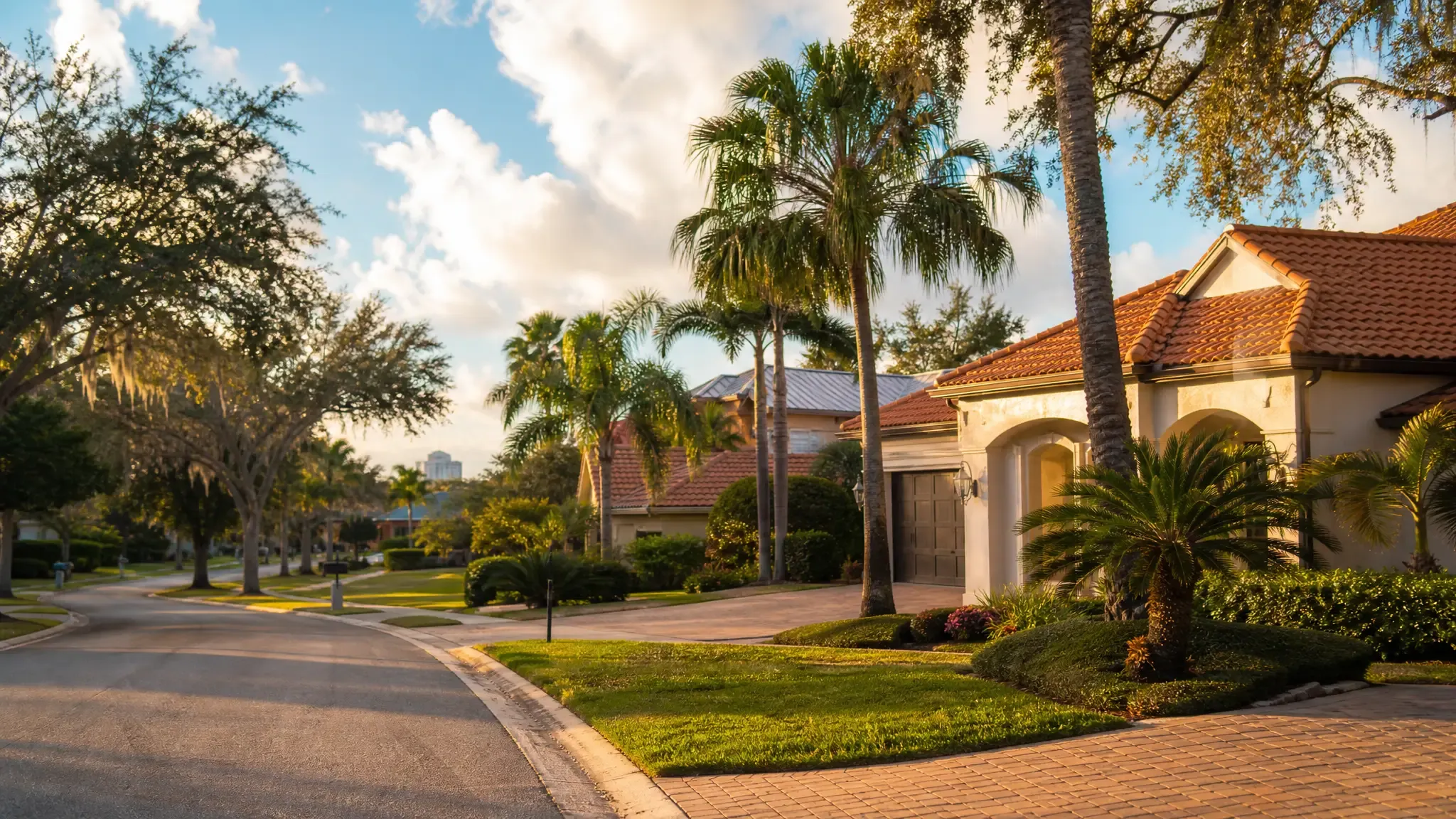 New Tampa, Florida. Tampa Metro residential neighborhood