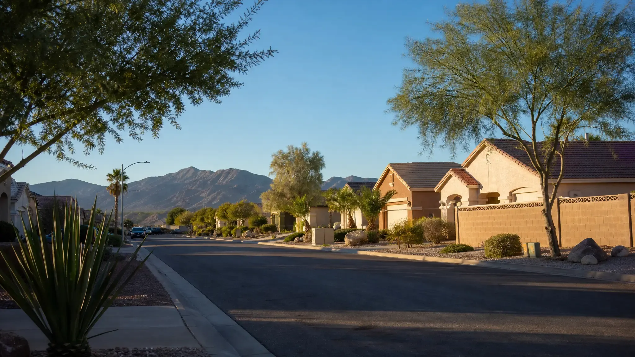 North Las Vegas, Nevada. Las Vegas Metro residential neighborhood