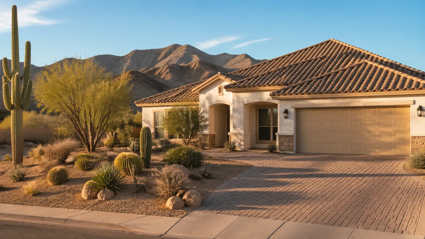 Peoria, Arizona. Phoenix Metro residential neighborhood