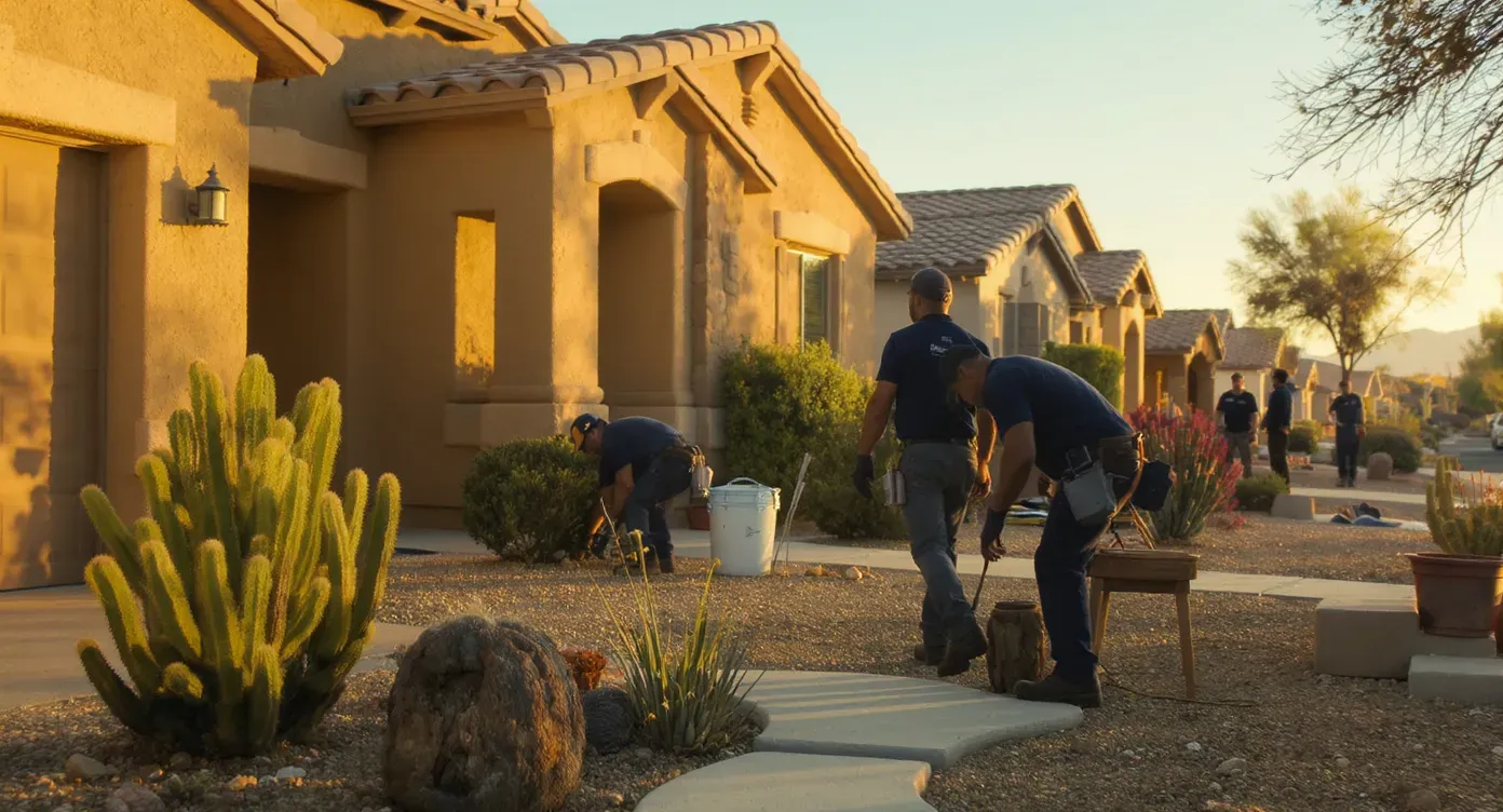 Peoria, Arizona. Phoenix Metro residential neighborhood