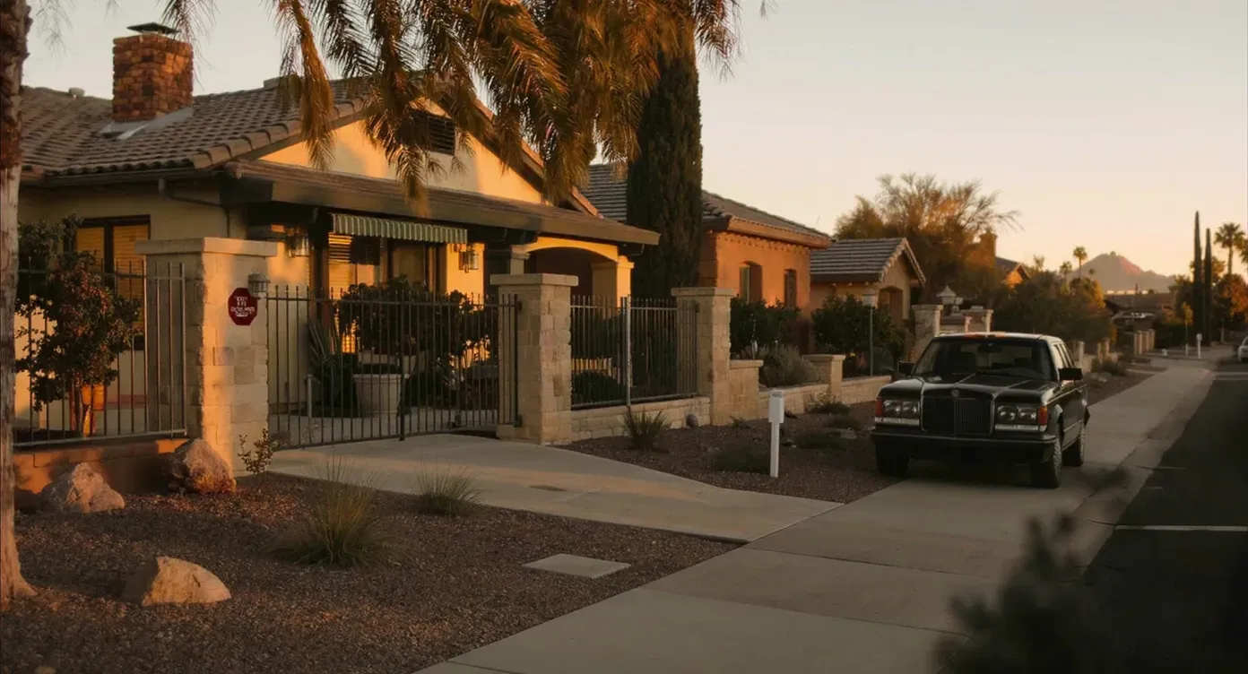 Phoenix, Arizona. Phoenix Metro residential neighborhood
