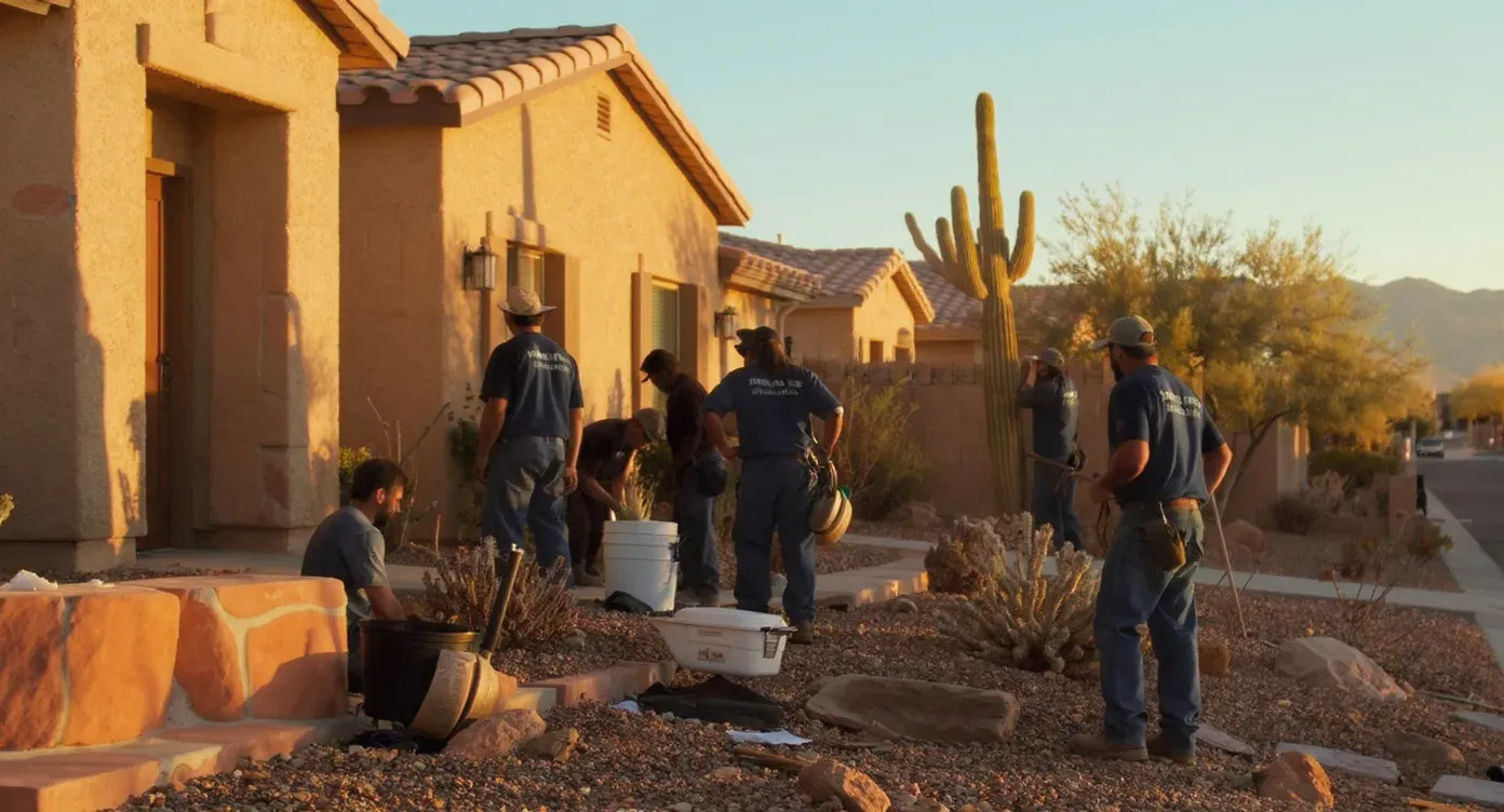 Phoenix, Arizona. Phoenix Metro residential neighborhood