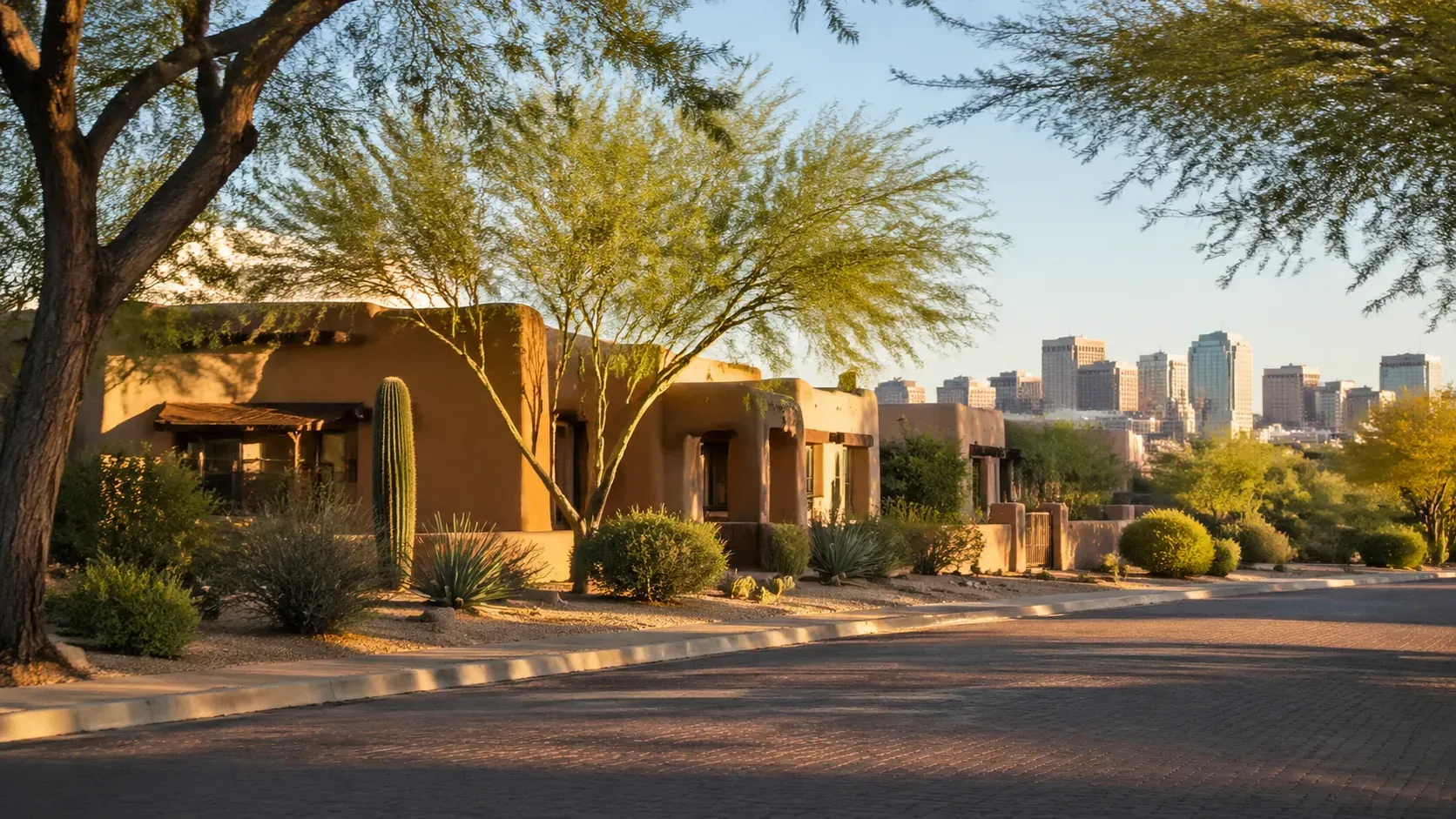Phoenix, Arizona. Phoenix Metro residential neighborhood