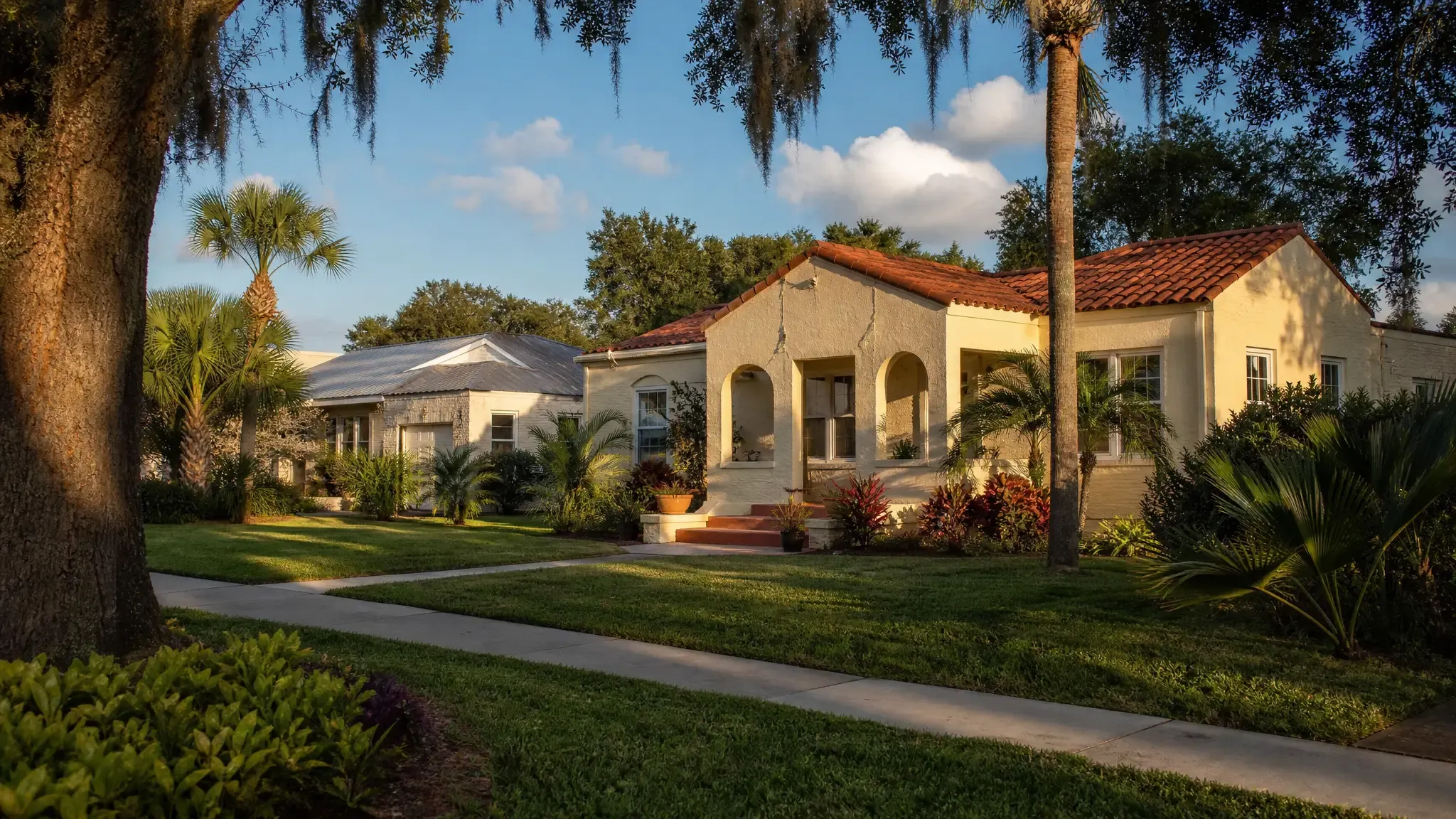 Plant City, Florida. Tampa Metro residential neighborhood