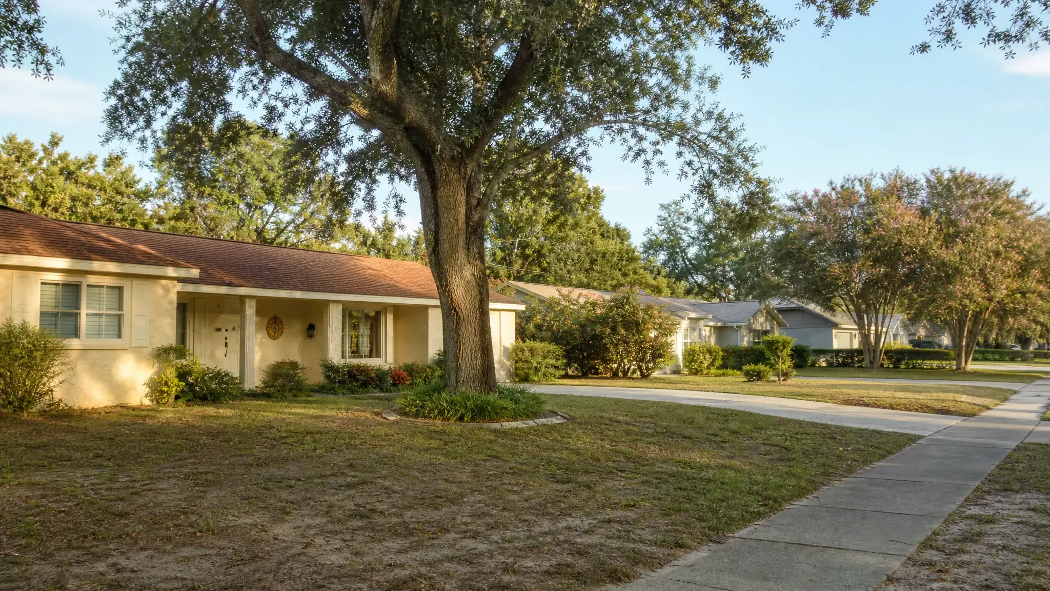 Plant City, Florida. Tampa Metro residential neighborhood
