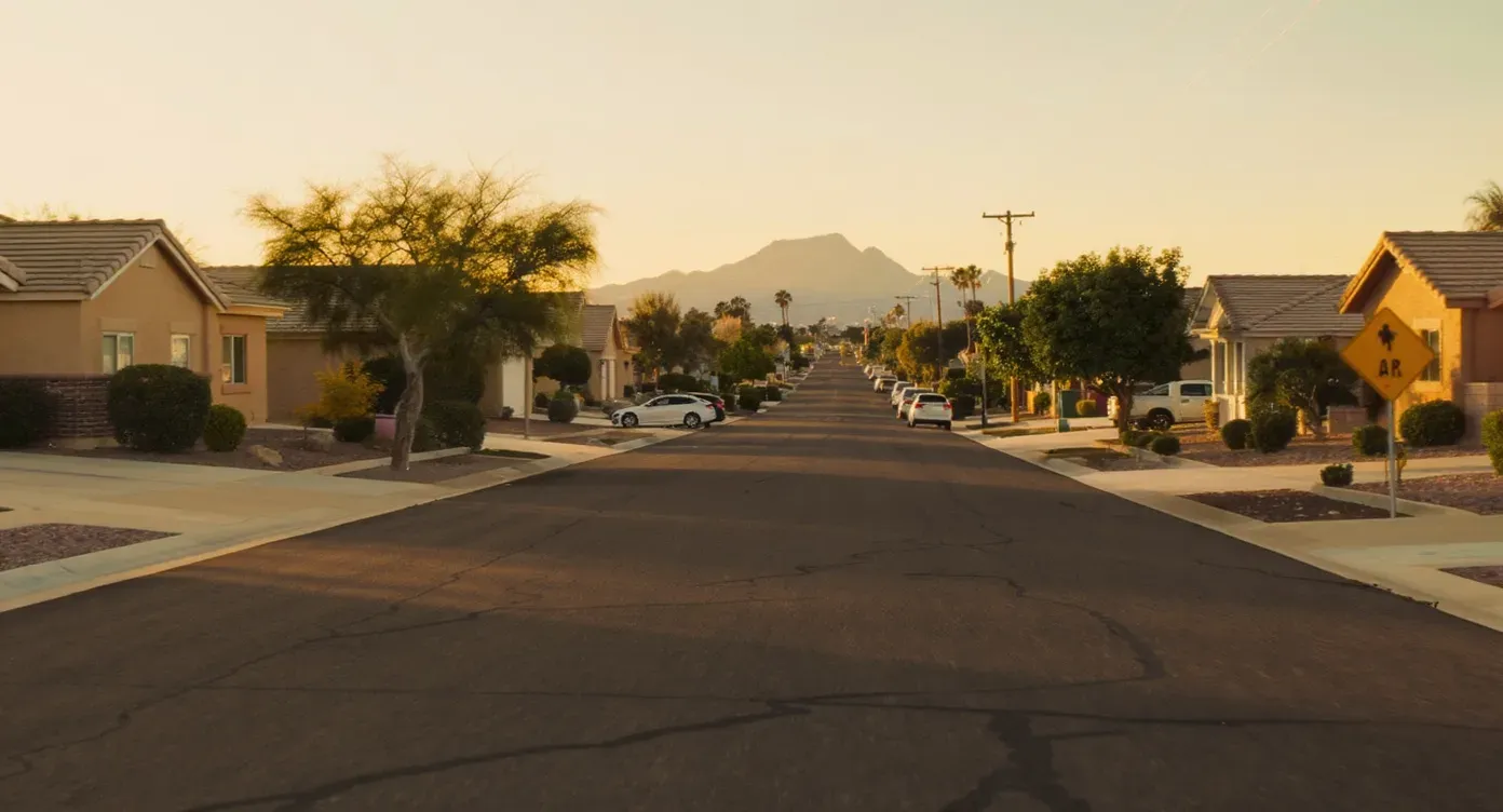 Queen Creek, Arizona. Phoenix Metro residential neighborhood