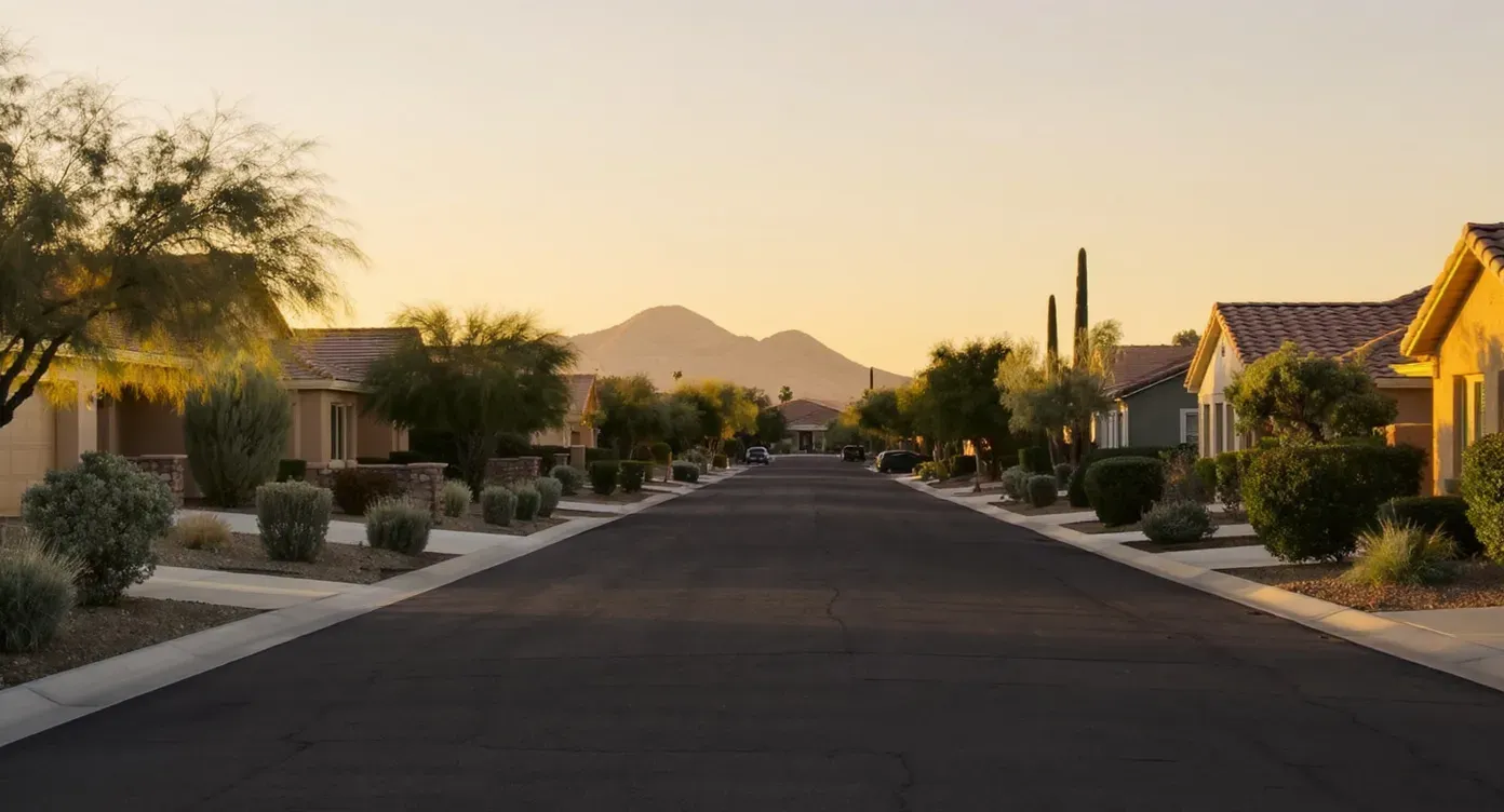 San Tan Valley, Arizona. Phoenix Metro residential neighborhood