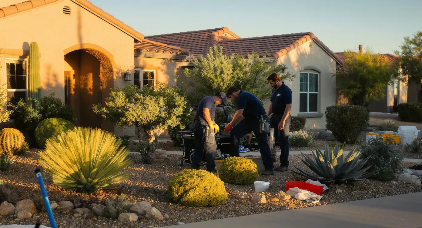 San Tan Valley, Arizona. Phoenix Metro residential neighborhood