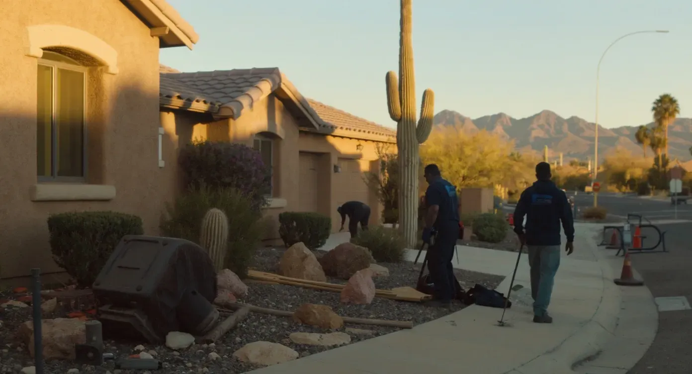Scottsdale, Arizona. Phoenix Metro residential neighborhood