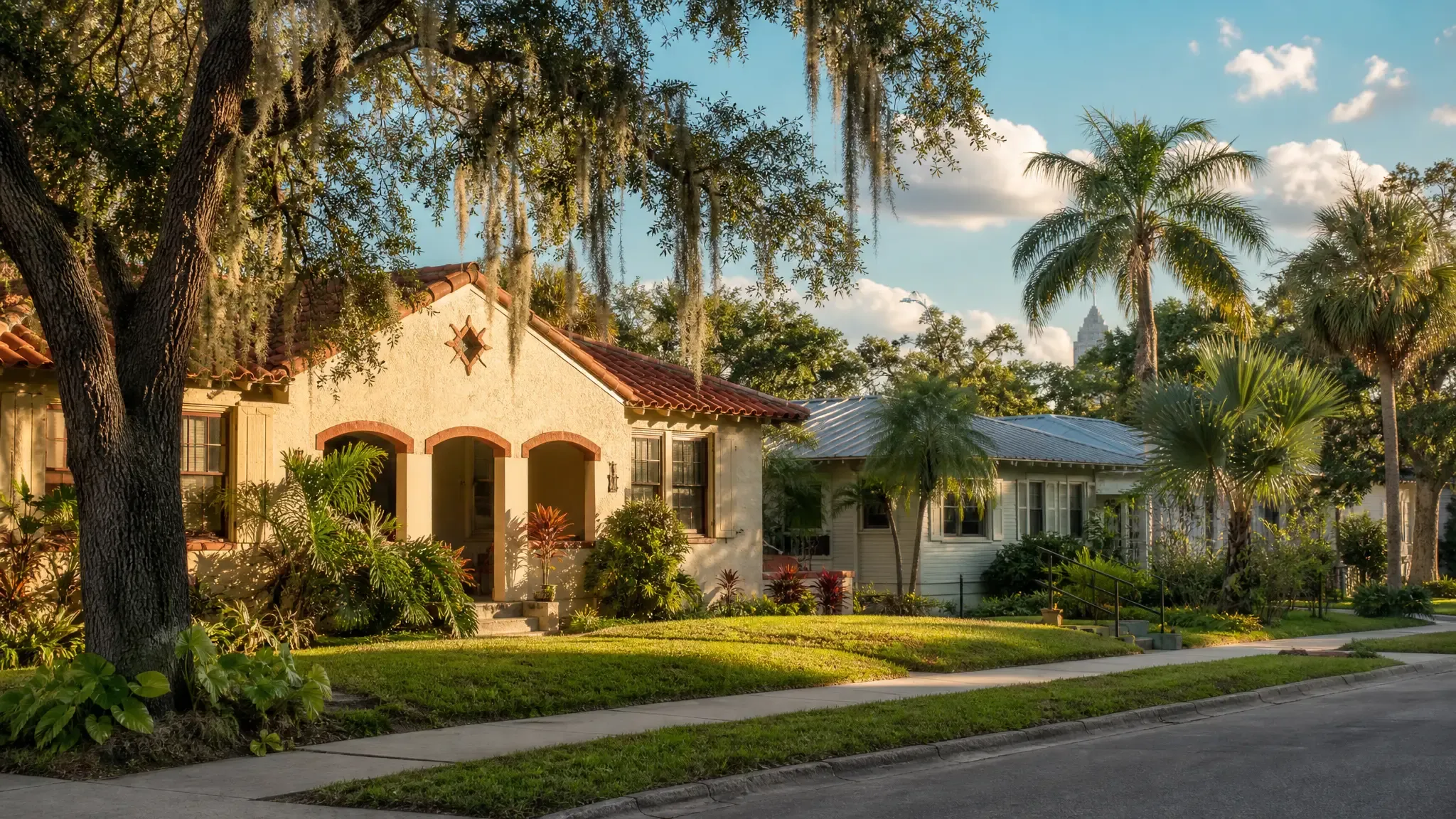 Seminole Heights, Florida. Tampa Metro residential neighborhood