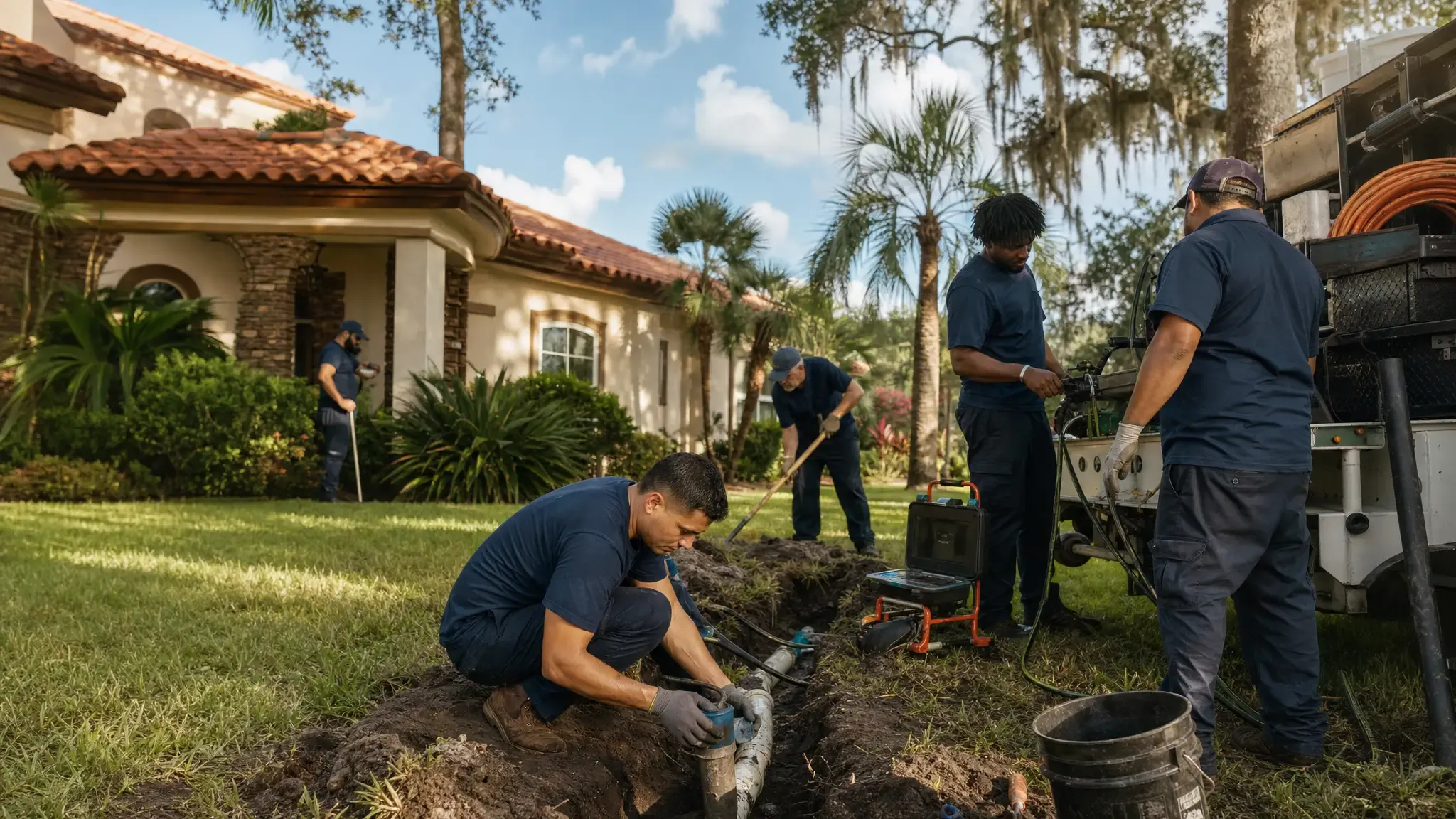 Sewer Line Repair & Replacement in Tampa Metro
