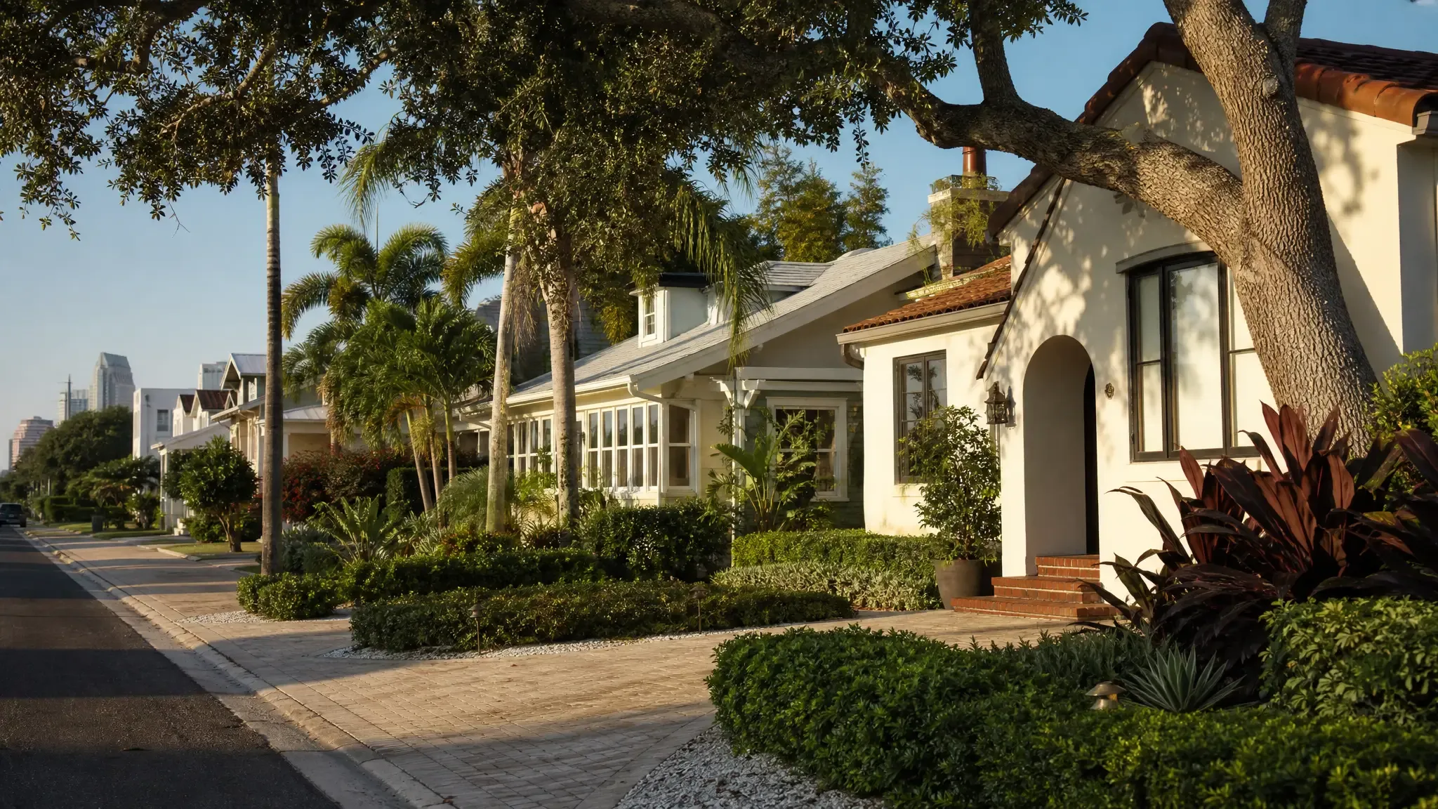 South Tampa, Florida. Tampa Metro residential neighborhood