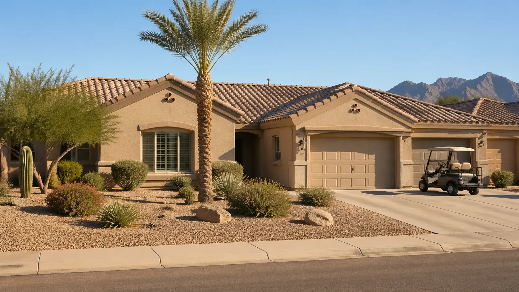 Surprise, Arizona. Phoenix Metro residential neighborhood