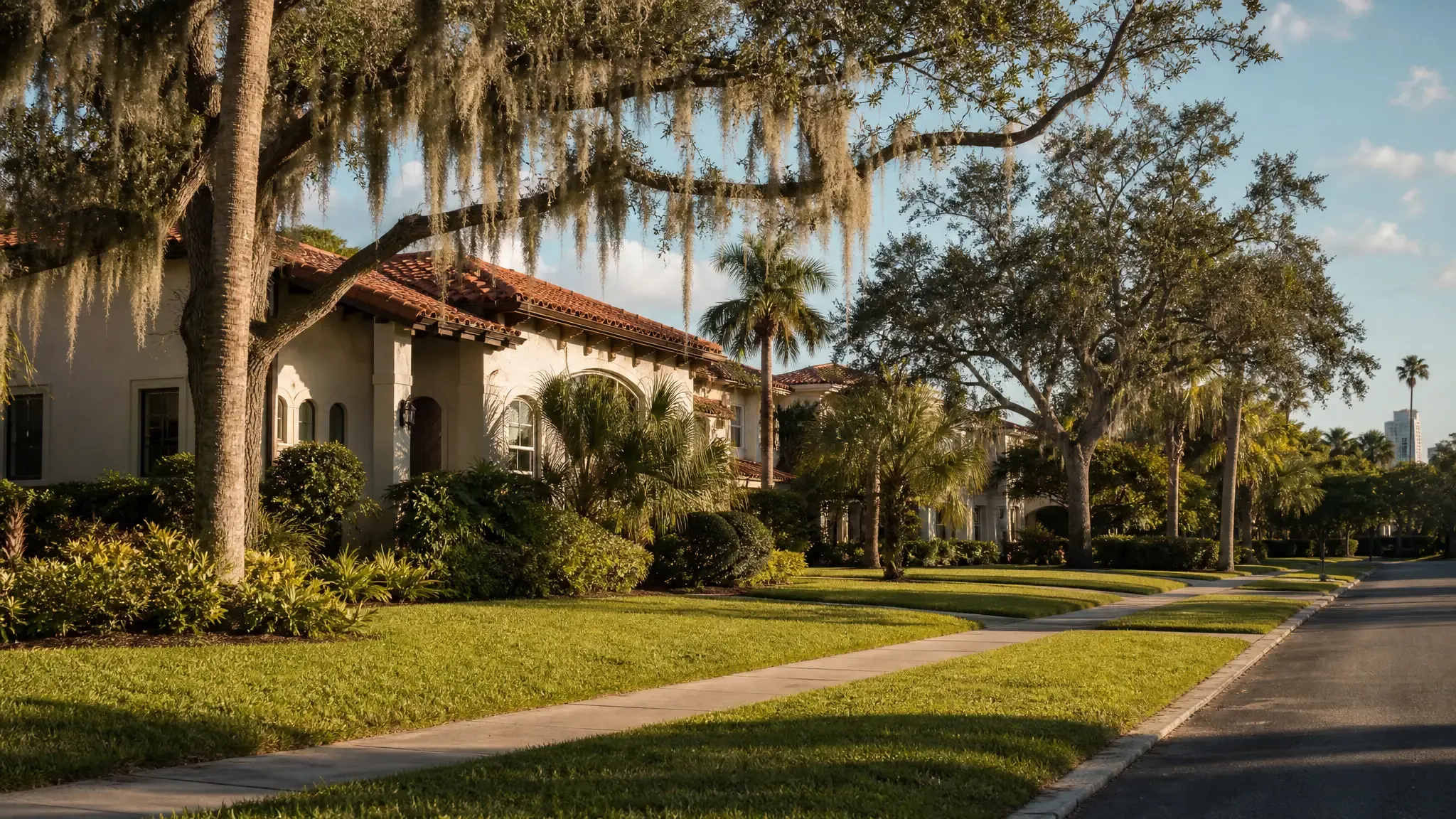 Tampa, Florida. Tampa Metro residential neighborhood