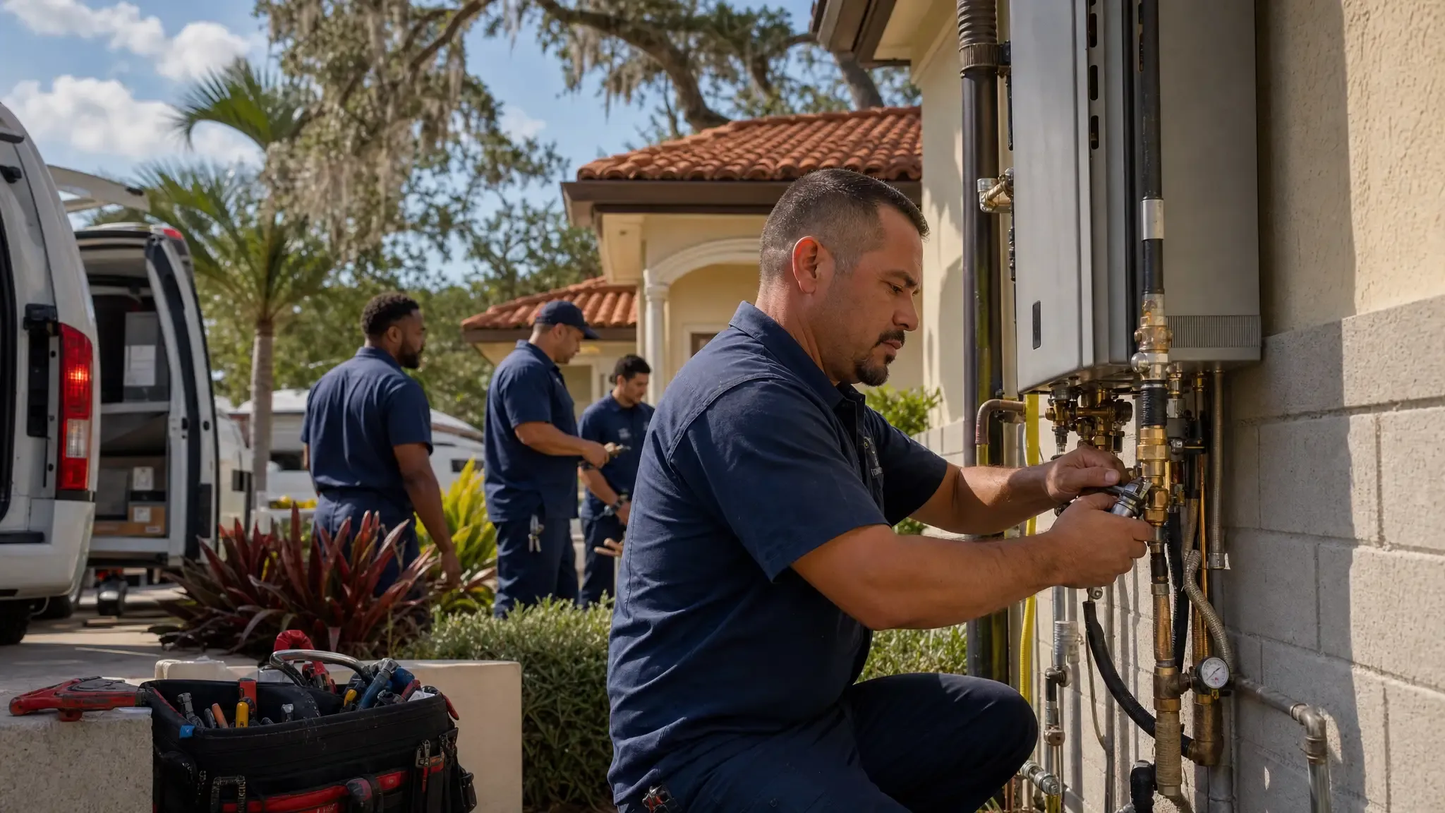 Tankless Water Heater Installation in Tampa Metro