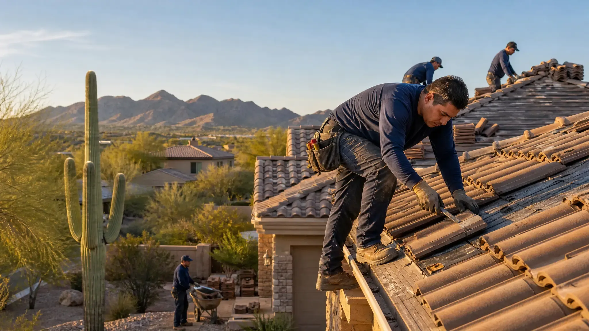 Tile Roof Replacement in Sun City, Arizona