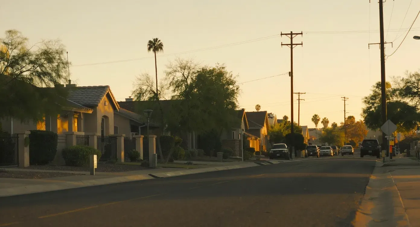 Tolleson, Arizona. Phoenix Metro residential neighborhood